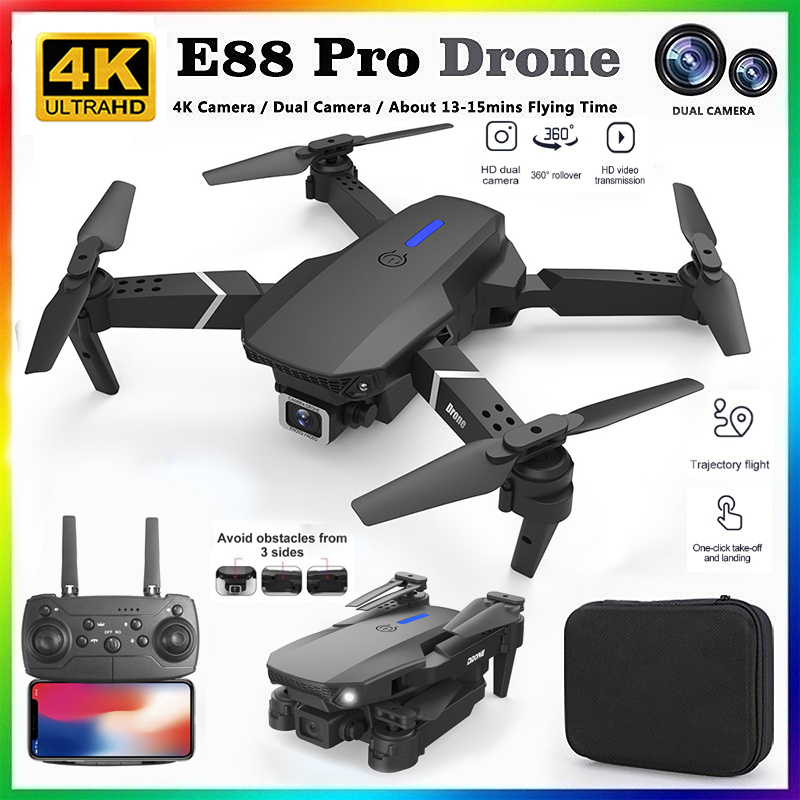 Drone Lidar - 2026 NOWY E88 Profesjonalny Dron RC