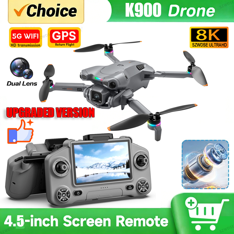 Nowy dron GPS K900 MAX z profe – Drone Cinematic recenzja i cena