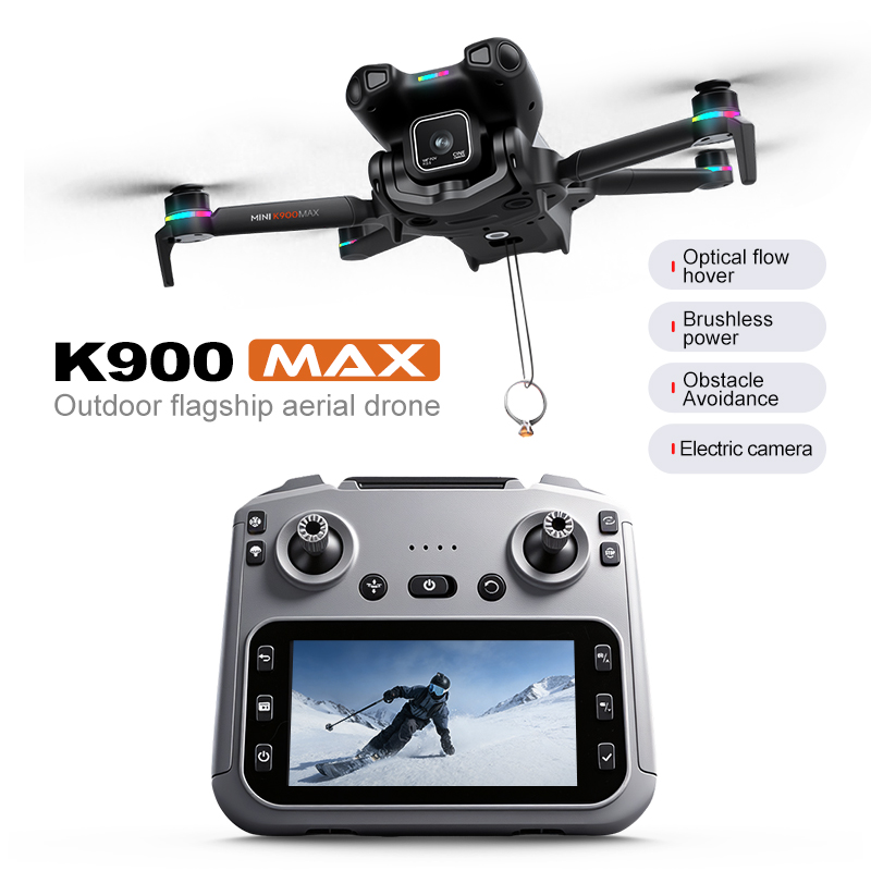 Nowy dron K900 MAX GPS z kamer – Drone Surveying recenzja i cena