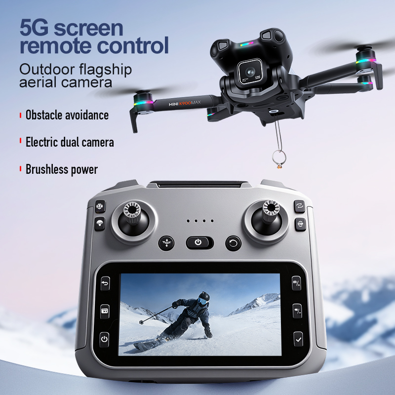 Nowy dron K900 MAX GPS z kamer – Drone Surveying recenzja i cena