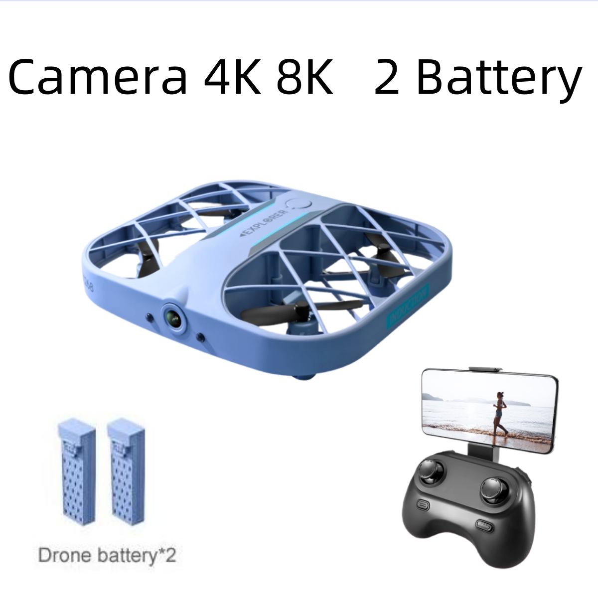 JJRC H107 FPV RC Dron z 2 Bate – Drone Lidar recenzja i cena